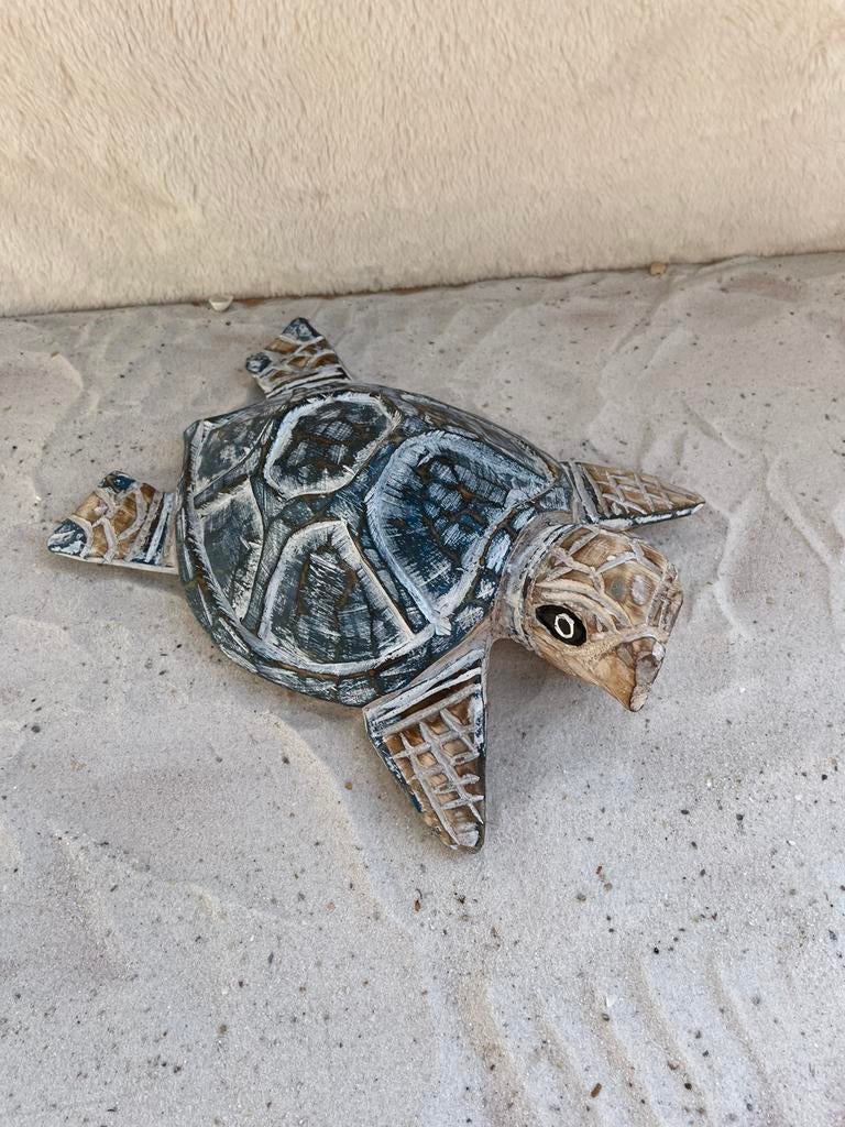 Nieuw houten schildpad groot, Ophalen of Verzenden, Nieuw