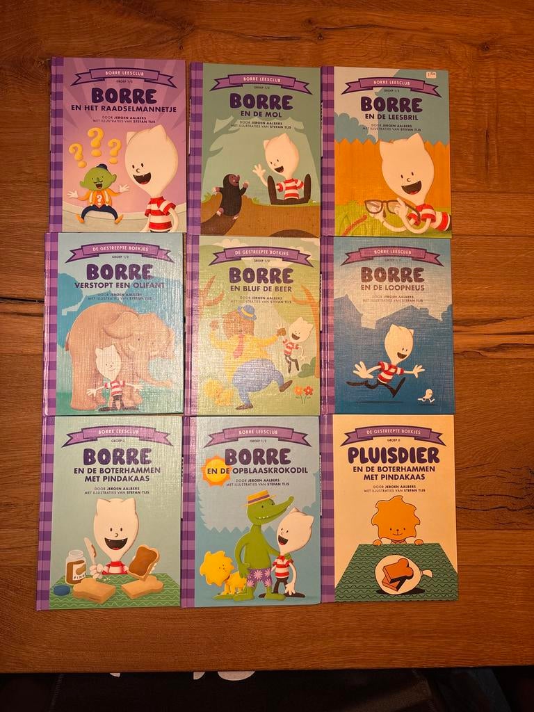 Borre boekjes - 9 stuks in goede staat, Ophalen of Verzenden, Gelezen, Fictie algemeen