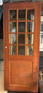 Vintage schuifdeuren!, Ophalen, Binnendeur, 200 tot 215 cm, Glas