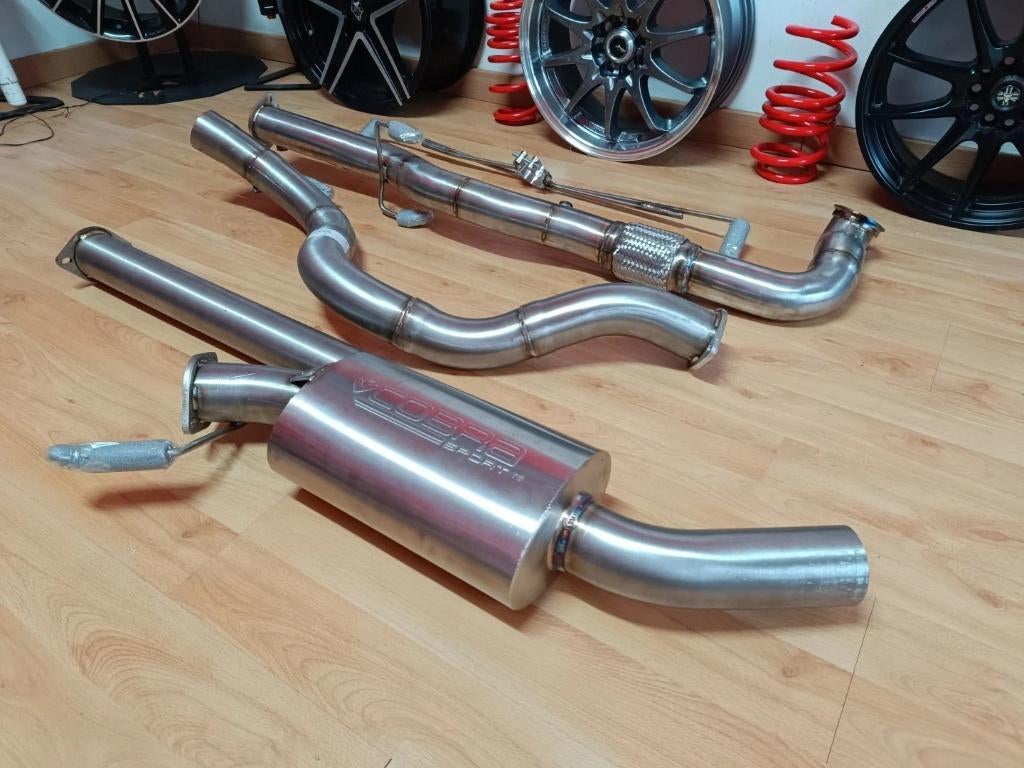 Cobrasport RVS uitlaatsysteem - Opel Corsa D OPC 10-14, Auto diversen, Tuning en Styling, Ophalen of Verzenden