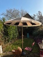 Trendy parasol 'Handson' Karwei 250cm met voet, Tuin en Terras, Ophalen, Zo goed als nieuw, 2 tot 3 meter, Stokparasol