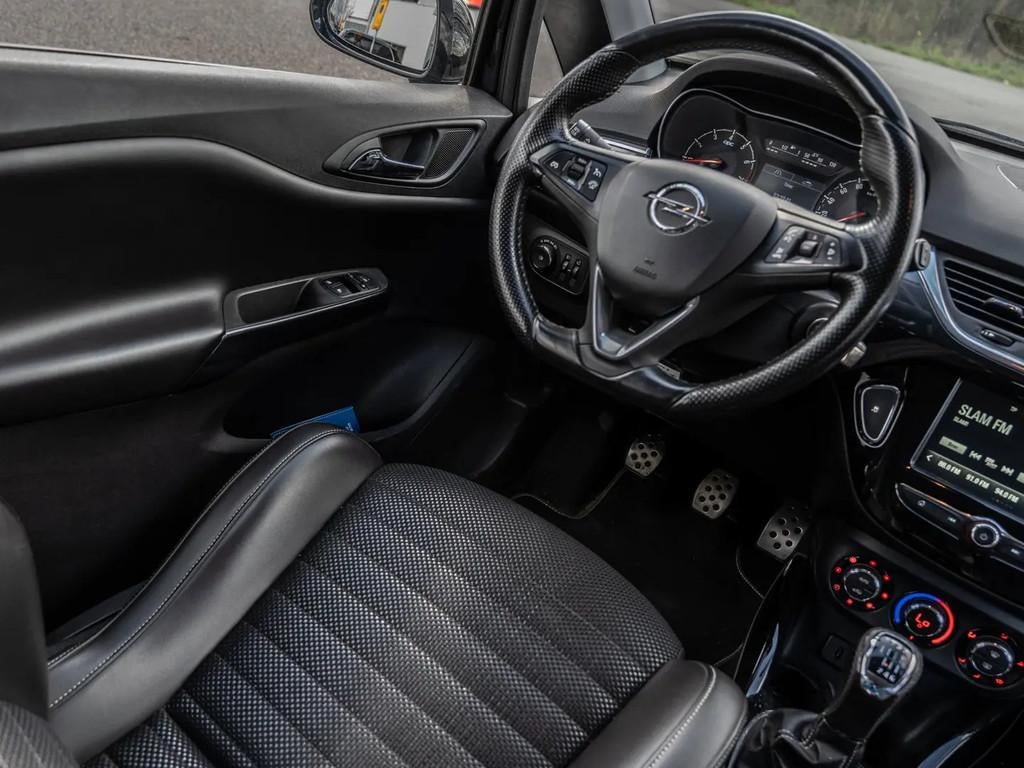 Opel Corsa 1.6 Turbo OPC - APPLE CARPLAY - KUIP € 12.950,0, Auto's, Opel, Gebruikt, Leder en Stof, Zwart, Bedrijf