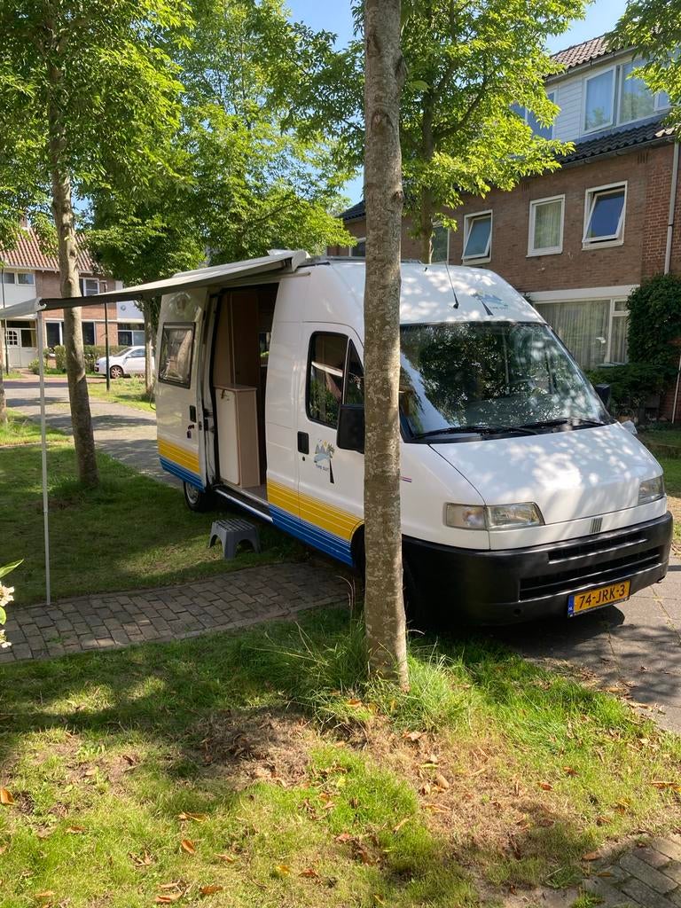 Schitterende Camperbus Fiat Ducato 2.8D, Caravans en Kamperen, Campers, Buscamper of Camperbus, Ringverwarming, Fiat, Tot en met 2