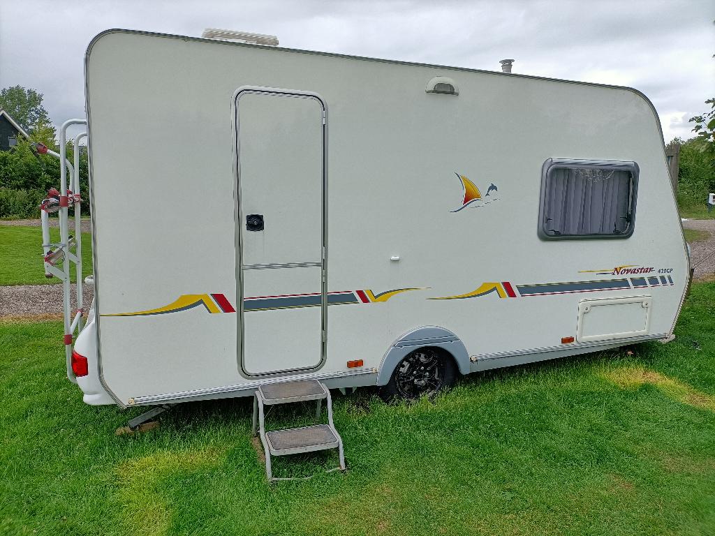 te koop caravan sterckemann Nova lichtgewicht, Caravans en Kamperen, Caravans, Schokbreker, Sterckeman, 750 - 1000 kg, Particulier