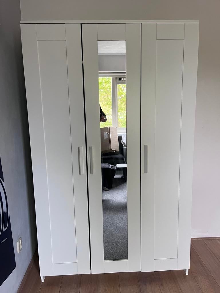 Witte kledingkast IKEA, Ophalen, 100 tot 150 cm, Zo goed als nieuw, 150 tot 200 cm