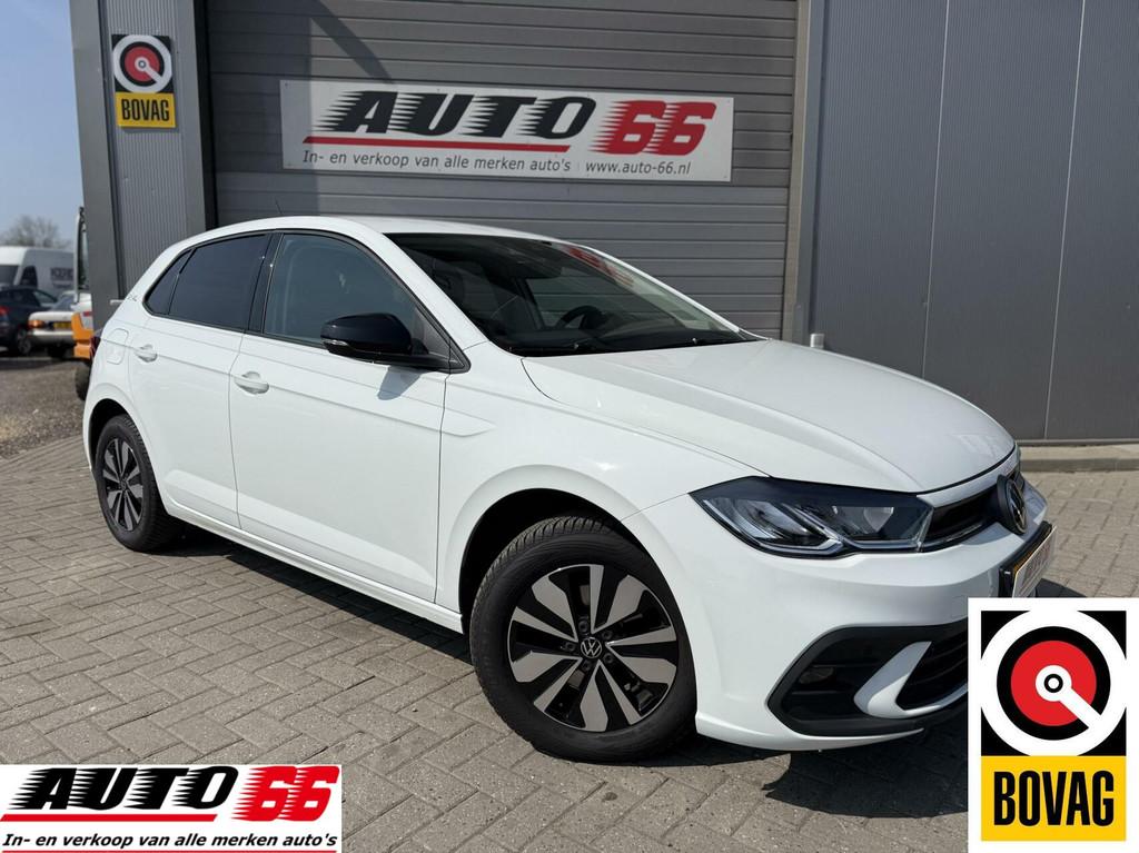 Volkswagen Polo 1.0 TSI GOAL camera CarPlay Cruise Control, Gebruikt, 116 pk, Wit, Bedrijf