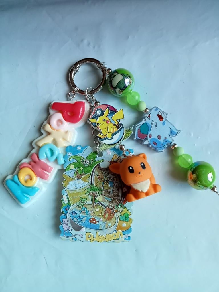 Handgemaakte Pokémon Vrienden Sleutelhanger, Ophalen of Verzenden, Nieuw, Overige typen