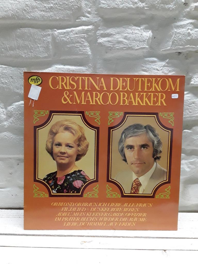 Cristina Deutekom Marco Bakker, Ophalen of Verzenden, Barok, Gebruikt, 12 inch