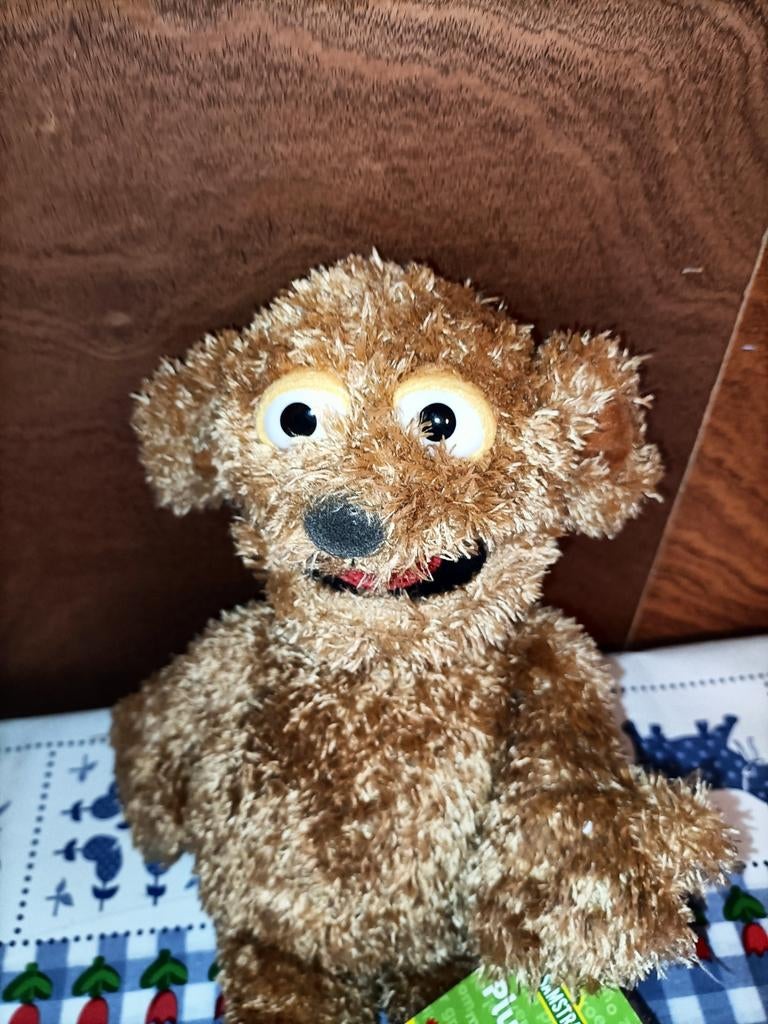 Tommie knuffel Sesamstraat nieuw met kaartje 34 cm groot, Kinderen en Baby's, Speelgoed | Knuffels en Pluche, Ophalen of Verzenden