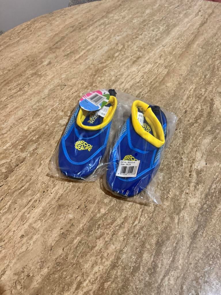 Beco Sealife zwemschoenen blauw/geel maat 28/29 nieuw, Kinderen en Baby's, Babykleding | Schoentjes en Sokjes, Ophalen of Verzenden