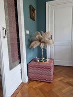 Mooie struisvogel veren lamp, Ophalen of Verzenden