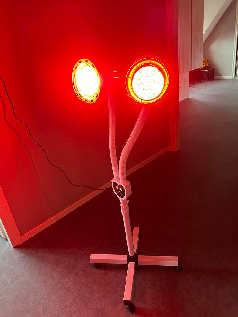 Bellavita Infrarood Warmtelamp - Dubbele lamp, Ophalen of Verzenden, Nieuw, Overige typen