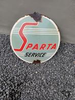 Vintage Sparta Service Emaille Bord - Uniek Verzamelobject, Ophalen of Verzenden