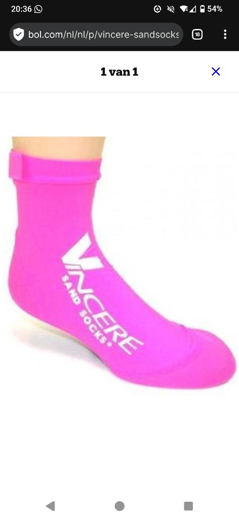 Beachsokken, Sport en Fitness, Handbal, Ophalen of Verzenden, Gebruikt, Toebehoren