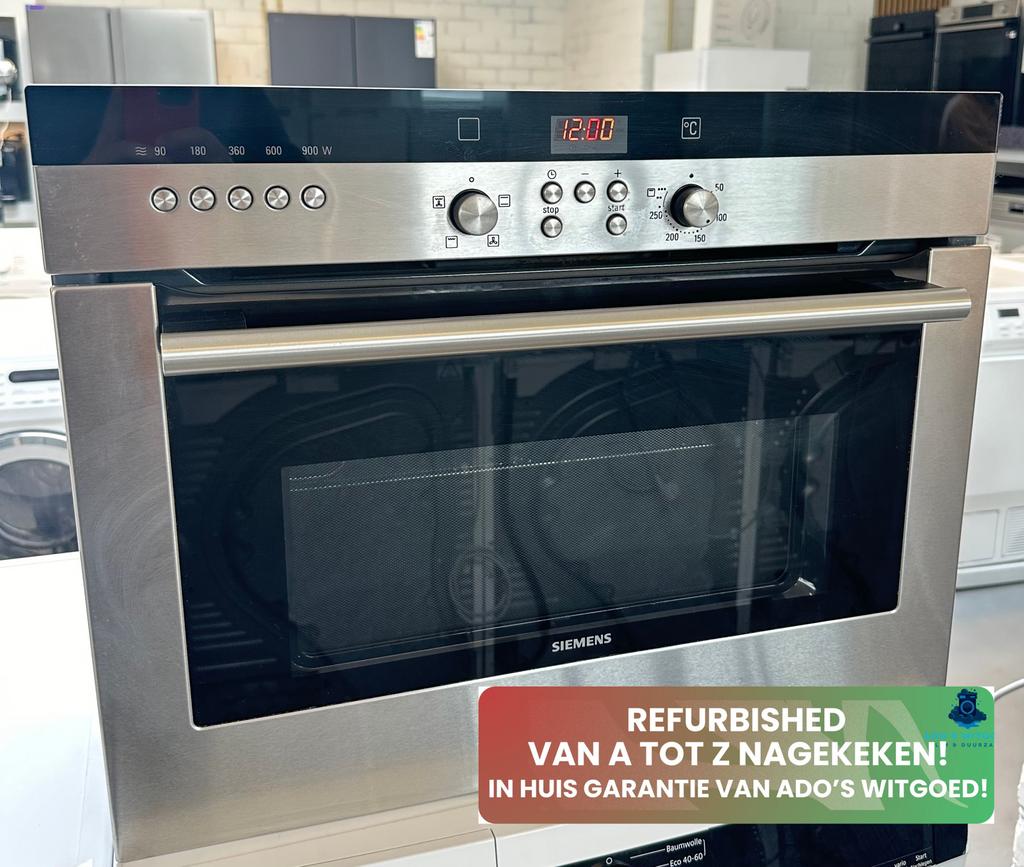 SIEMENS 42L INBOUW COMBI OVEN MET MAGNETRON, 45 tot 60 cm, SIEMENS, Info@adoswitgoed.nl, Kamerlingh Onnestraat 8, Wijchen