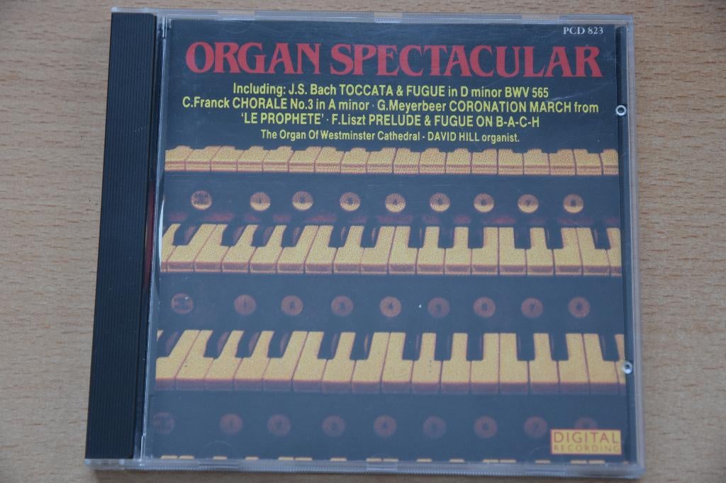 Cd David Hill Organ Spectacular, Cd's en Dvd's, Cd's | Klassiek, Ophalen of Verzenden, Romantiek, Zo goed als nieuw, Overige typen