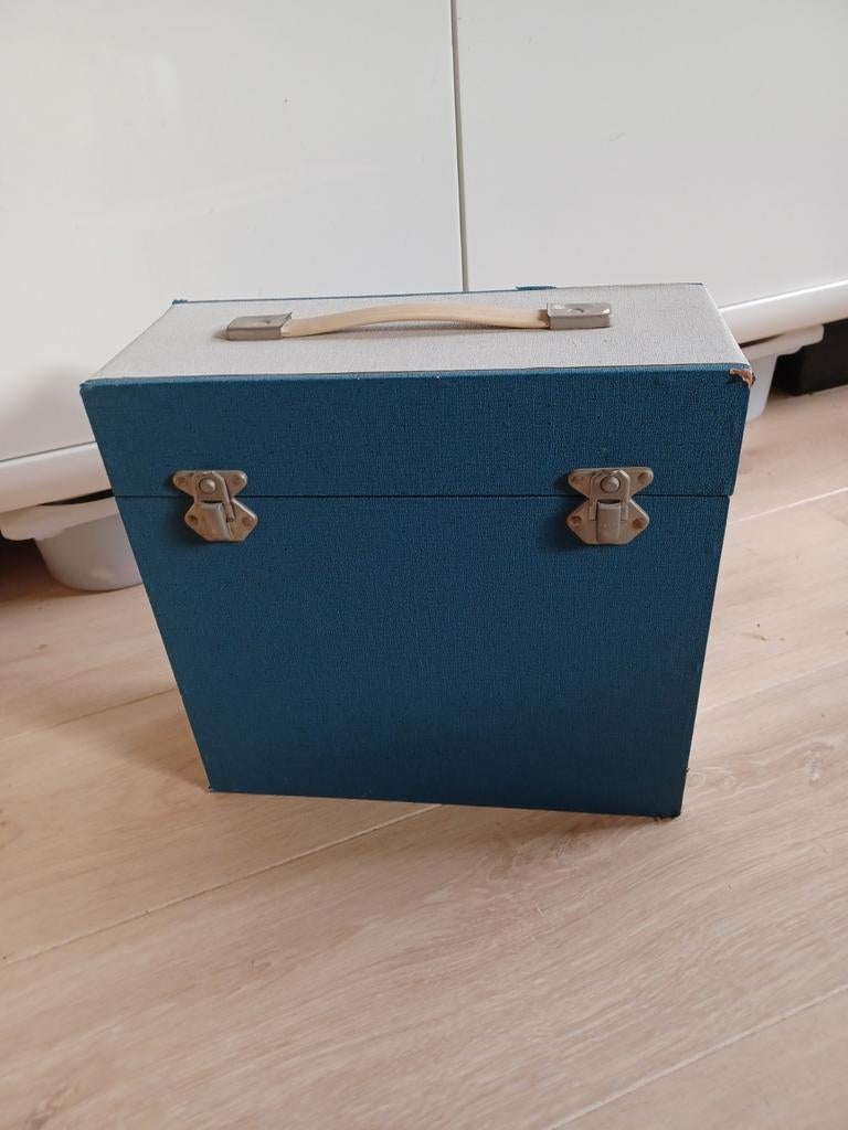 Platenkoffer voor 10 inch vinyl, Ophalen, Zo goed als nieuw, 10 inch