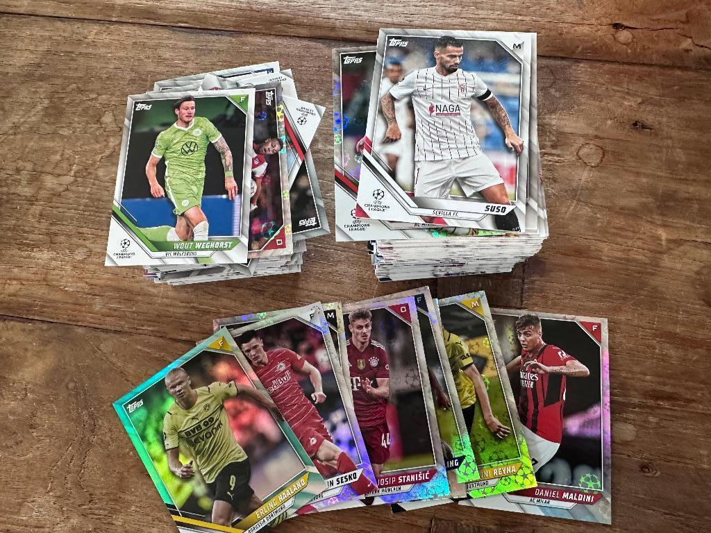 voetbalplaatjes Topps, Verzenden, Zo goed als nieuw, Buitenlandse clubs, Poster, Plaatje of Sticker