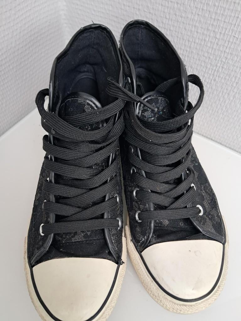 schoenen Gympen emulio Luca canvas Maat : 38 Kleur : zwart, Zwart, Ophalen of Verzenden, Emulio Luca, Sneakers of Gympen