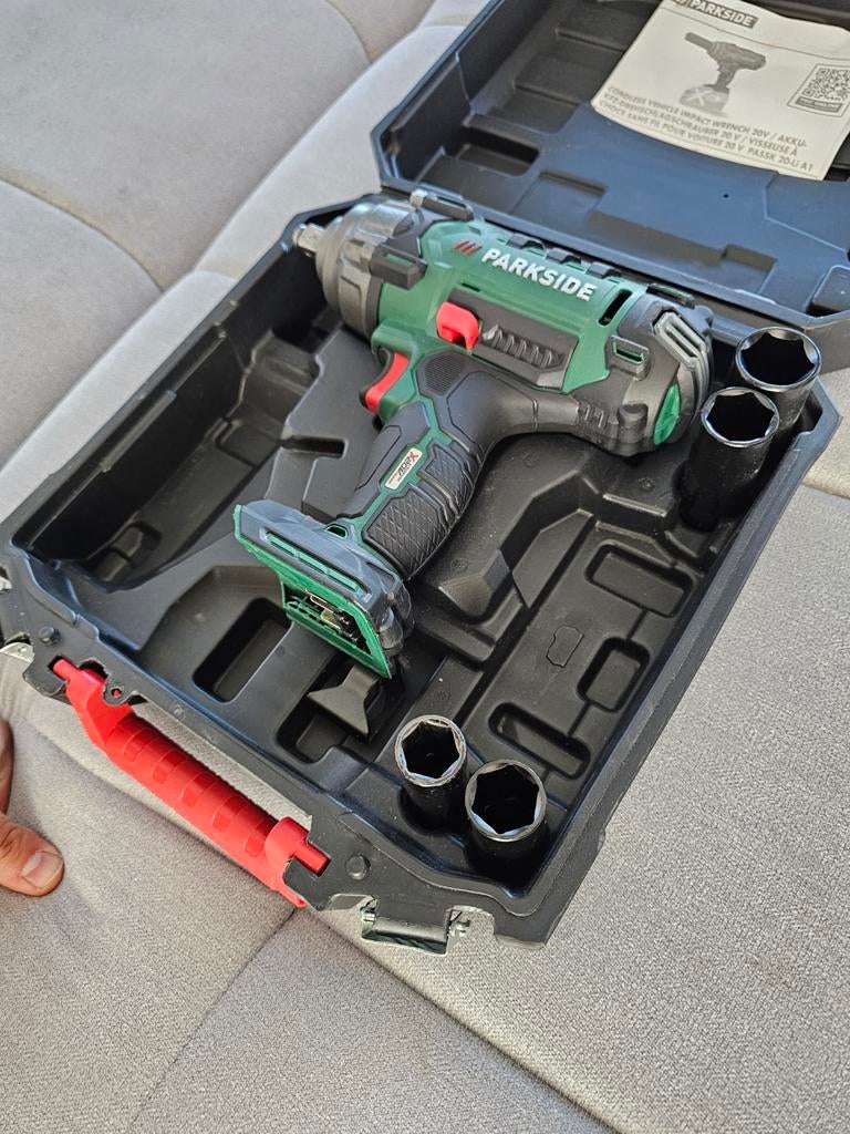 Parkside 20V Accu Slagmoersleutel, Ophalen of Verzenden, Gebruikt