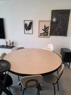 Gratis ophalen!! Grote ronde tafel (150 cm diameter), Ophalen, Gebruikt, Rond, 100 tot 150 cm