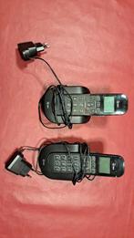 Vaste telefoonset, Telecommunicatie, Vaste telefoons | Handsets en Draadloos, Ophalen of Verzenden, Gebruikt, 2 handsets, Stralingsarm