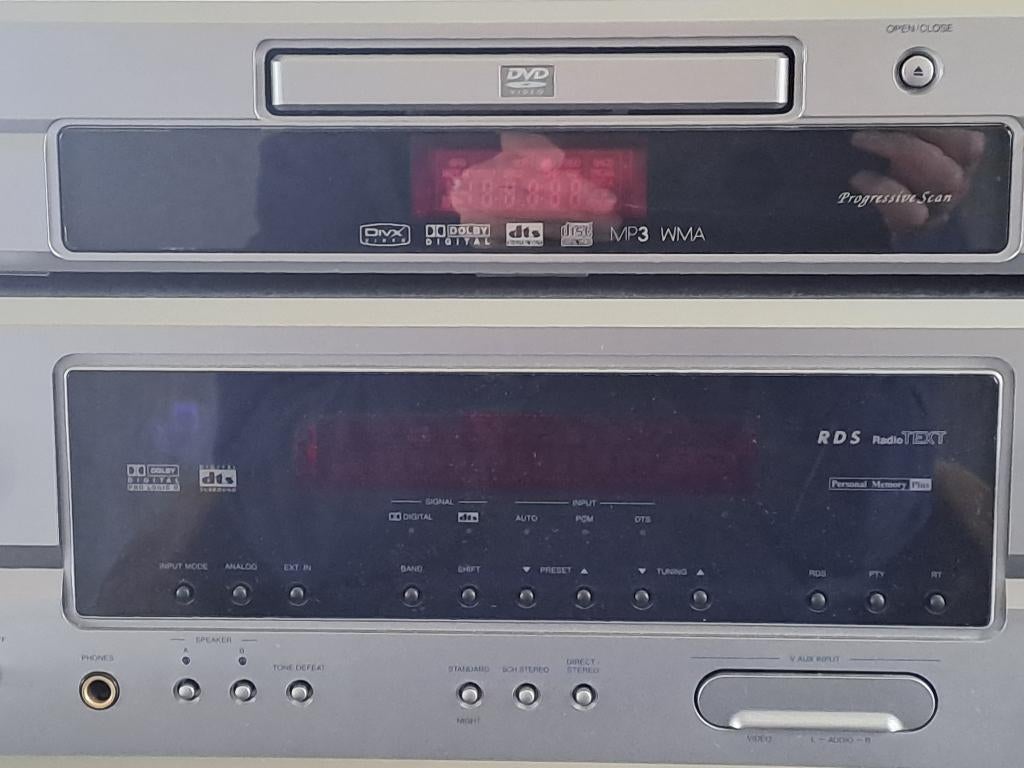 DENON AVR 1306 Surround receiver en DVD 1720 en boksen, Audio, Tv en Foto, Versterkers en Receivers, Ophalen, Denon, Zo goed als nieuw
