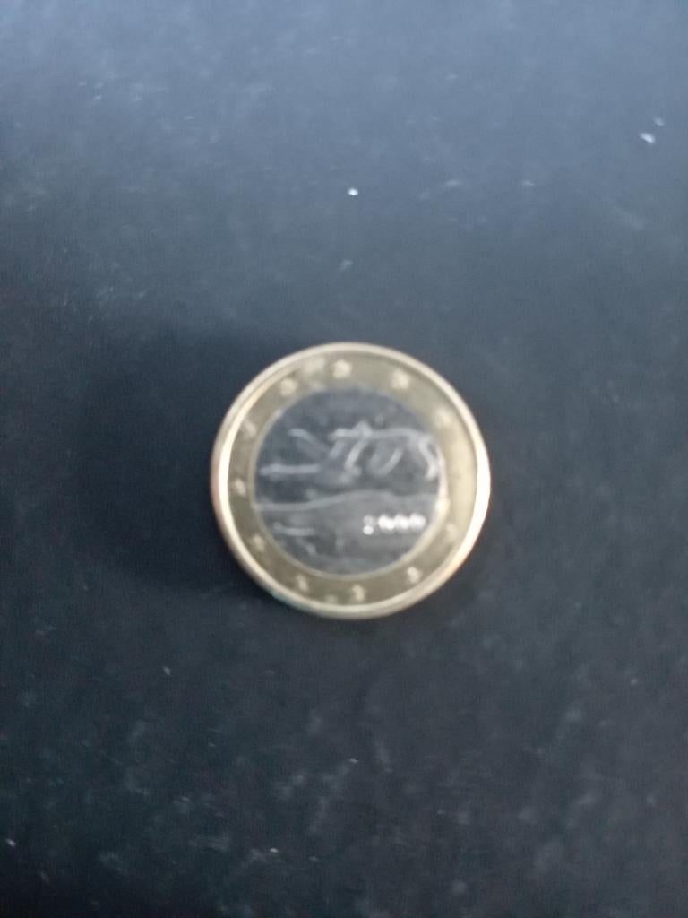 050: 1 Euromunt in nieuwstaat Finland 2000, Verzenden, Finland, 2 euro, Losse munt