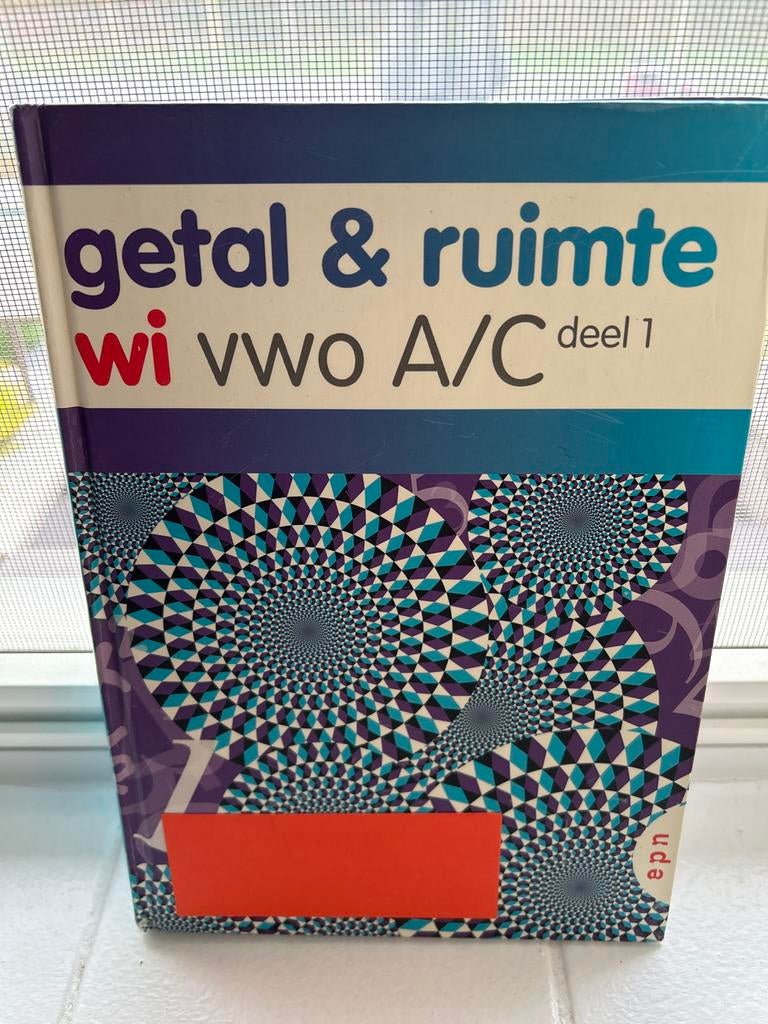 Getal & Ruimte wi vwo A/C deel 1 - Wiskunde boek, Boeken, Studieboeken en Cursussen, Ophalen of Verzenden, Beta, Gelezen, WO