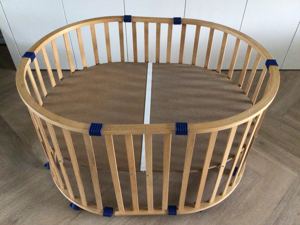 Verrijdbare ovale box, Kinderen en Baby's, Boxen, Ophalen, Gebruikt, Overige vormen, In hoogte verstelbaar