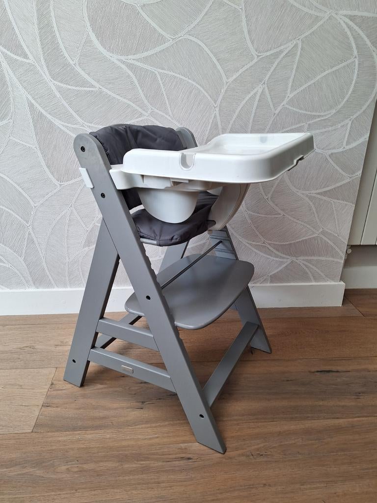 Hauck Alpha+ Kinderstoel incl. eetblad en newborn set, Kinderen en Baby's, Kinderstoelen, Ophalen of Verzenden, Gebruikt, Meegroeistoel