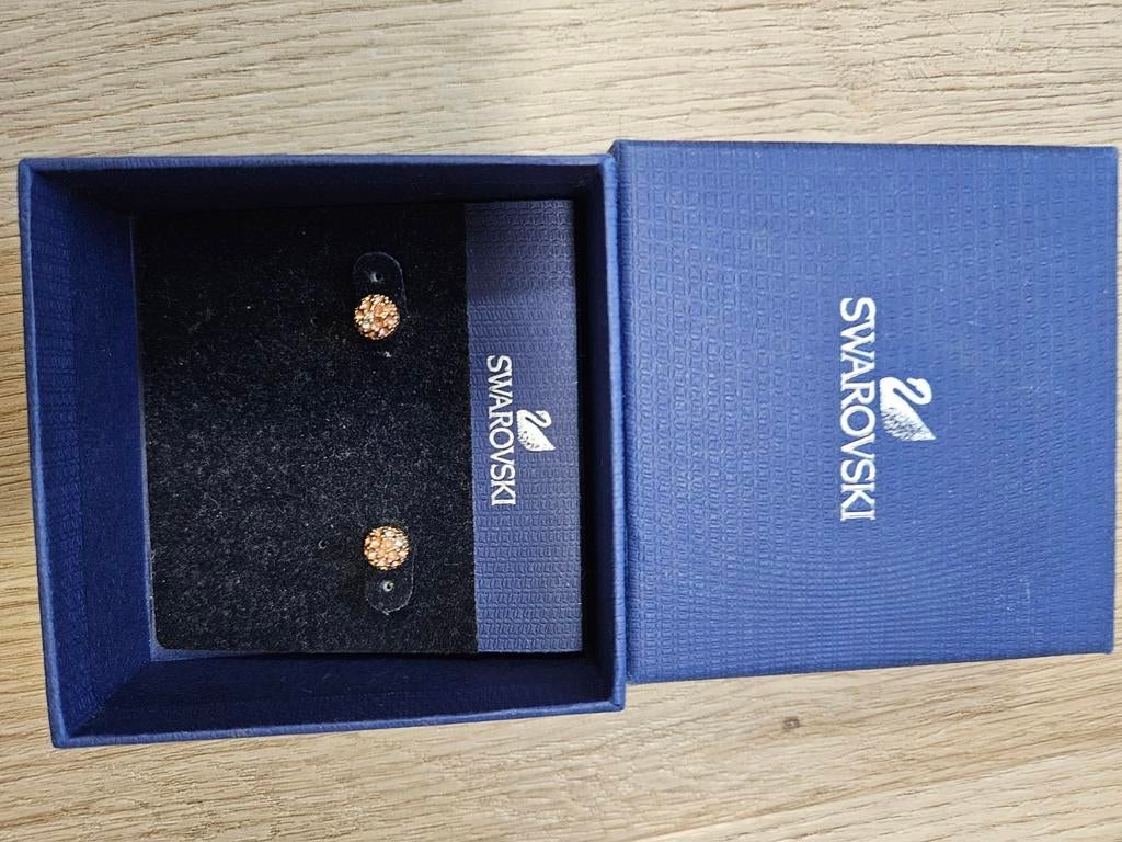 Swarovski oorbellen, Overige materialen, Gebruikt, Verzenden, Knopjes of Stekers