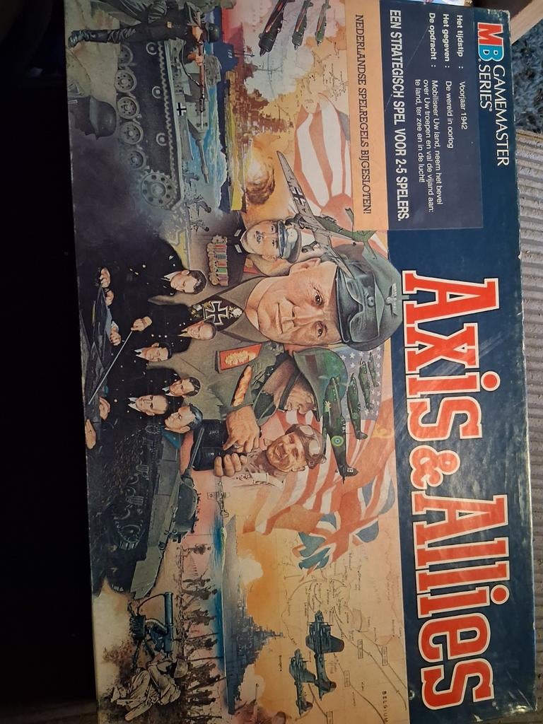 Axis & Allies - MB Gamemaster Series, Hobby en Vrije tijd, Gezelschapsspellen | Bordspellen, Ophalen of Verzenden
