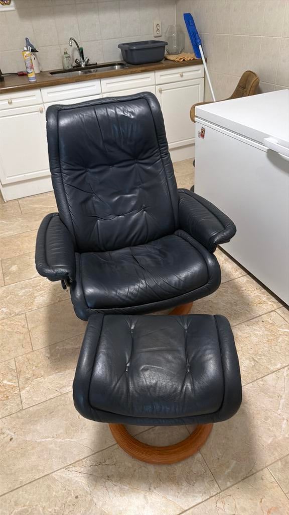 Stressles fauteuil, Huis en Inrichting, Fauteuils, Ophalen, Stressles, Gebruikt, Minder dan 75 cm