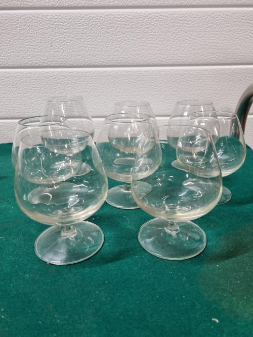cognac glazen zeven stuks, Ophalen of Verzenden, 'T Olde Gre-j, Info@toldegrej.nl, Endepoelstraat 20f Didam
