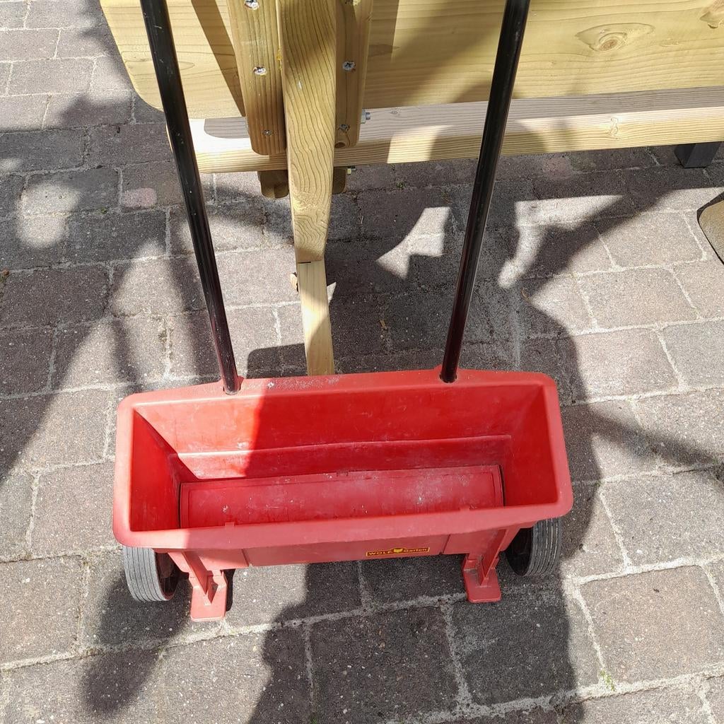 Zaadstrooier / Strooiwagen 50 cm breed - Goede staat, Ophalen, Gebruikt