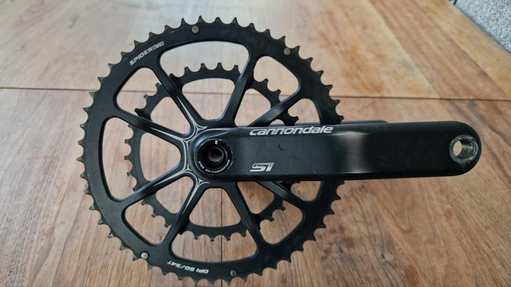 Cannondale Spider Hollowgram crankset, Ophalen of Verzenden, Mountainbike, Crankstel of Pedalen