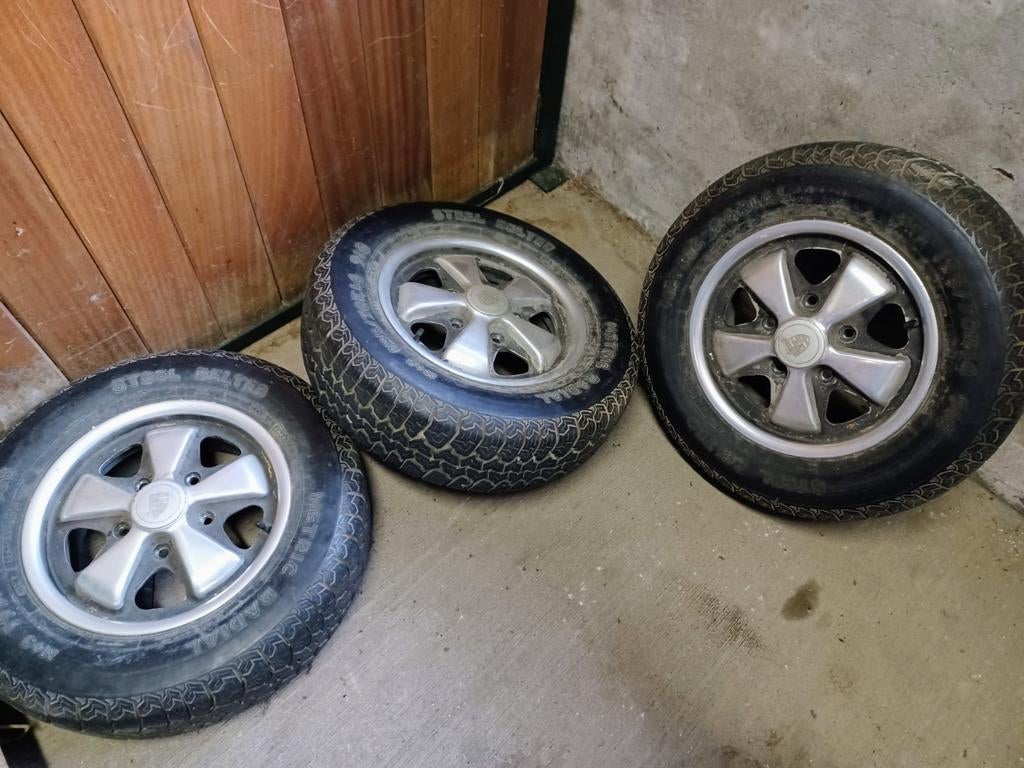 Fuchs velgen Porsche 911 912 14 inch, Auto-onderdelen, Banden en Velgen, 14 inch, Gebruikt, Velg(en), Ophalen of Verzenden