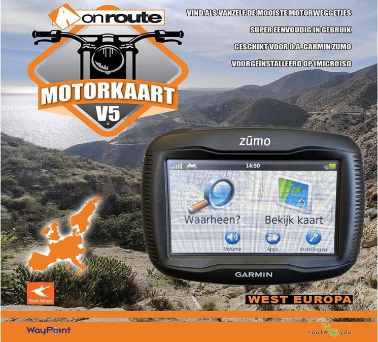 Garmin Zumo 390LM, motorkaart v5, City Navigator Eur, Motoren, Accessoires | Navigatiesystemen, Zo goed als nieuw, Ophalen of Verzenden
