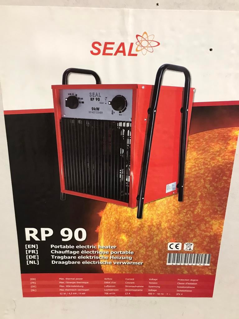 Ekectrische heater 9 kw / verwarming, Ophalen, 30 tot 80 cm, Minder dan 60 cm, Kachel