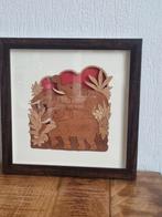 Olifanten gesneden uit diverse houtsoort, Ophalen of Verzenden