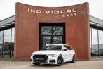Audi A6 Avant 40 TFSI 204pk S-Line Competition Black Optic, Gebruikt, 1984 cc, Leder en Stof, Wit