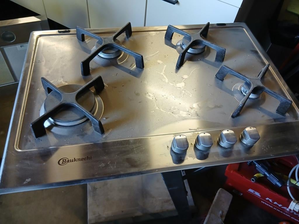 Bauknecht i xelium gaskookplaat, Witgoed en Apparatuur, Kookplaten, Ophalen of Verzenden