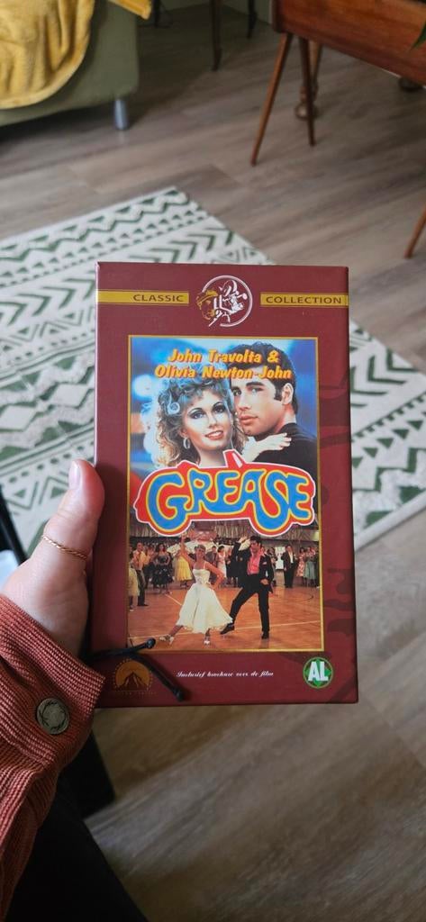 Grease VHS Classic Collection, Alle leeftijden, Ophalen of Verzenden, Gebruikt, Overige genres
