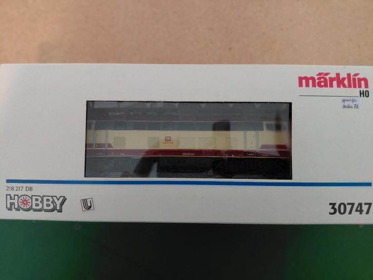 Märklin BR 218 30747 (2) Delta digitaal, Hobby en Vrije tijd, Modeltreinen | H0, Zo goed als nieuw, Locomotief, Wisselstroom, Märklin