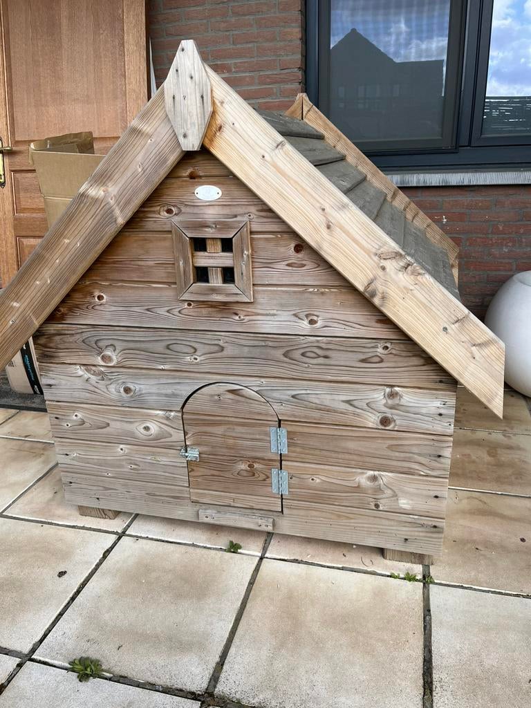 Hok - buitenverblijf - konijn - cavia - kippen - schildpad, Ophalen, Zo goed als nieuw, Kippenhok of Kippenren