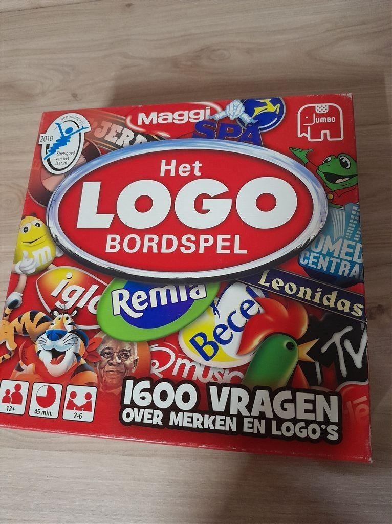 Het logo bordspel - s1714, Hobby en Vrije tijd, Gezelschapsspellen | Bordspellen, Verzenden, Zo goed als nieuw
