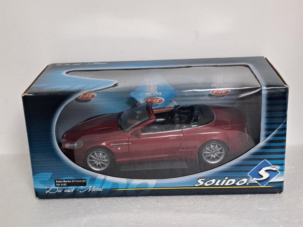 Aston Martin DB9 V12 Volante 1/18 Soldio, Ophalen of Verzenden, Zo goed als nieuw, Auto, Solido