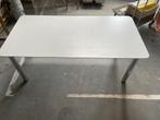 Werkbank/tafel met multiplex blad en metalen poten, Ophalen, Gebruikt