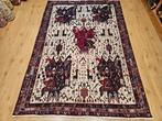 Vintage handgeknoopt perzisch tapijt afshar 233x162, Info@SlatsAntiek.nl, Perzisch, 150 tot 200 cm, 200 cm of meer